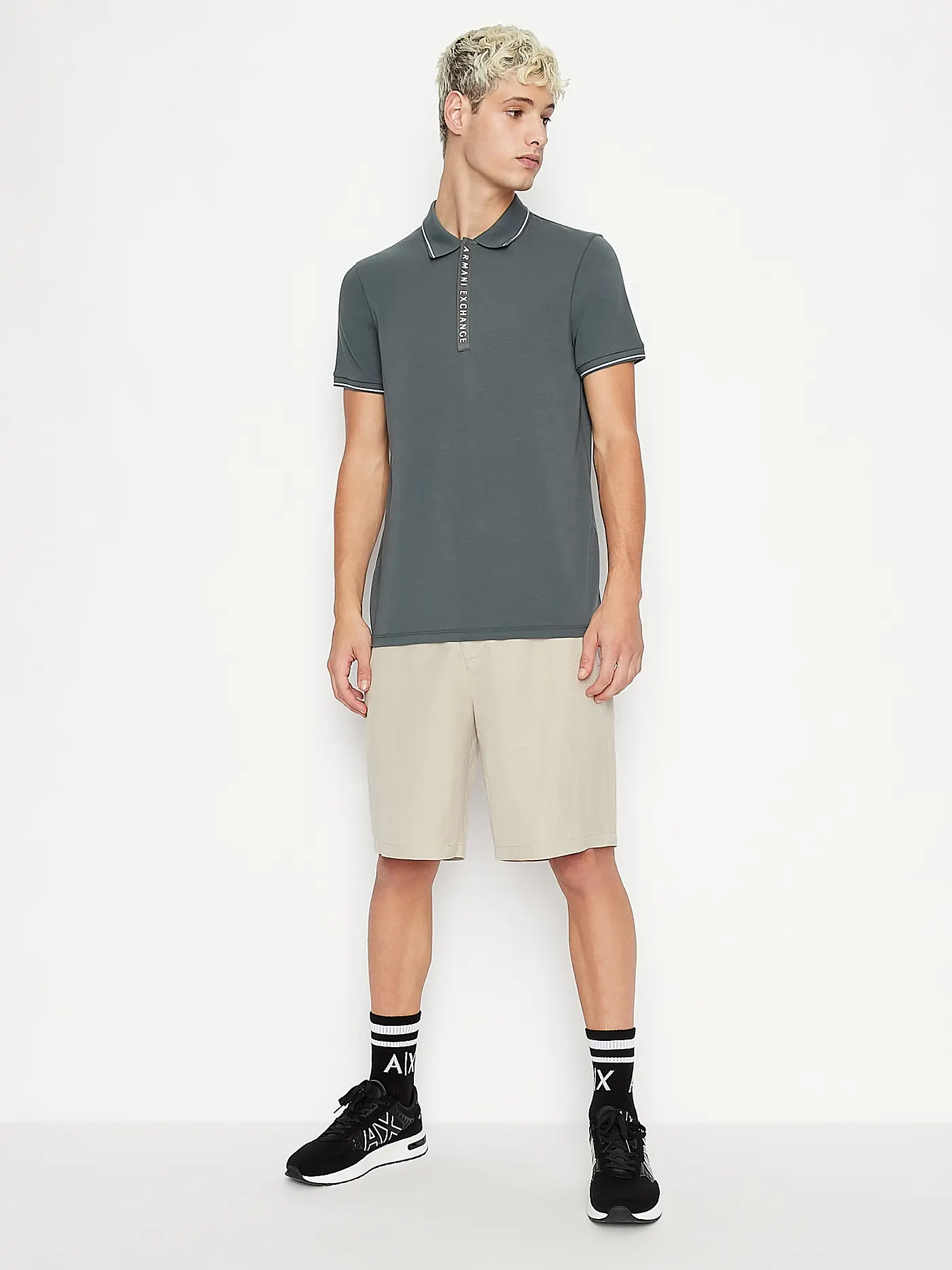 ARMANI EXCHANGE | Poloshirt | grün